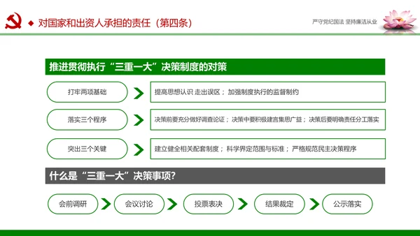廉洁从业从政从严治党教育PPT课件模板