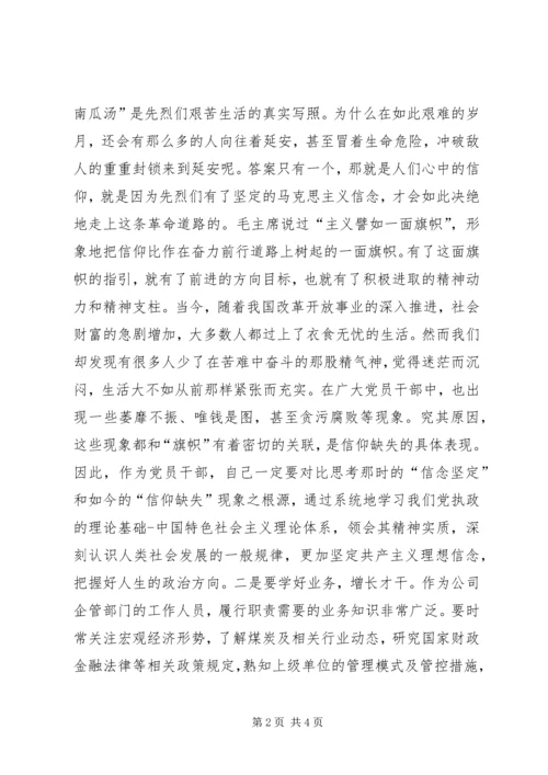 学习延安精神体会.docx