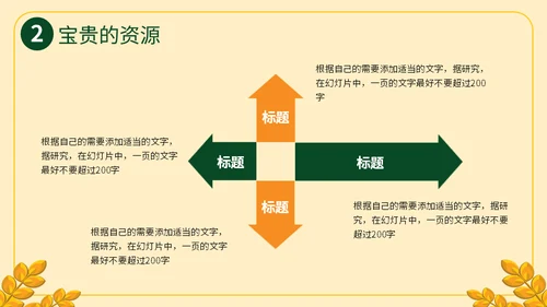 珍惜粮食勤俭节约主题班会通用PPT模板