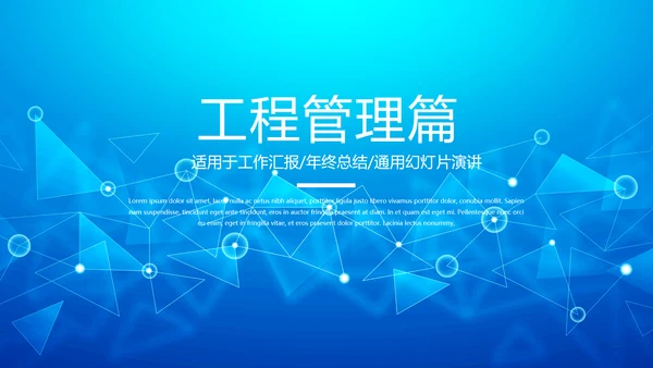 蓝色互联网项目商业计划书商务风通用PPT动态模板