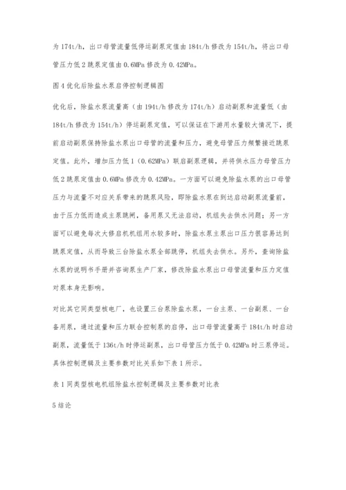 核电厂除盐水分配系统控制逻辑优化与改进.docx