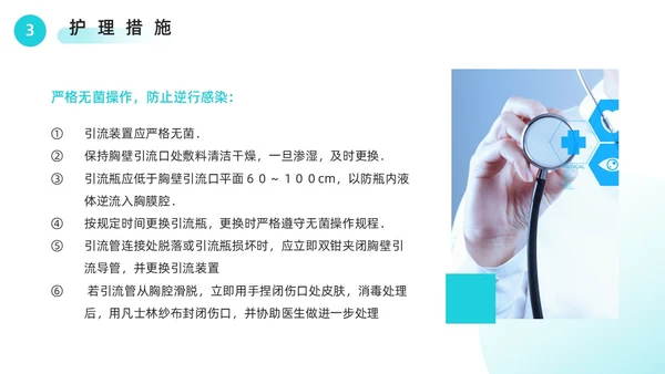 胸腔闭式引流管的护理绿色医疗简约风胸腔闭式引流管护理PPT模板护理查房