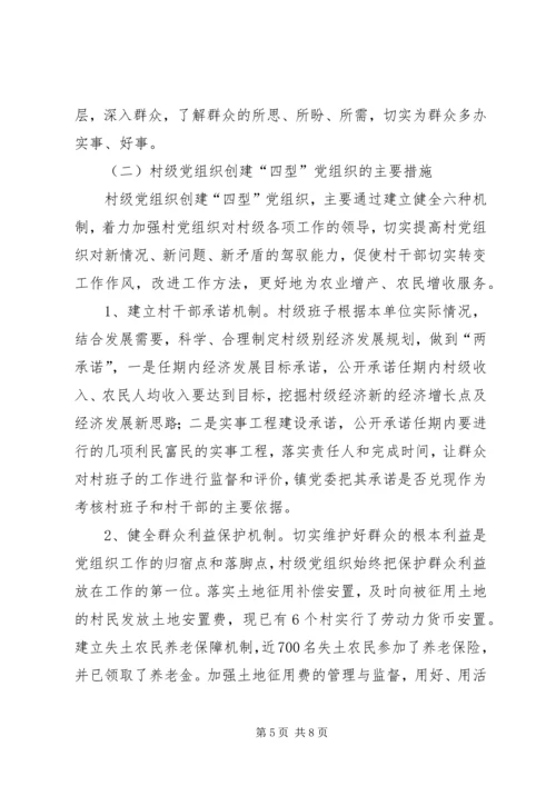 五乡镇党委创建“四型”党组织工作实施方案.docx