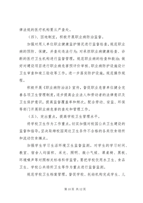 卫生监督所所长的年底讲话 (3).docx