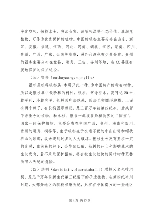 植物资源学报告.docx