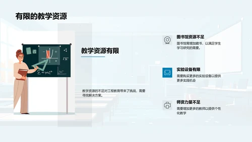 工程教育发展趋势PPT模板
