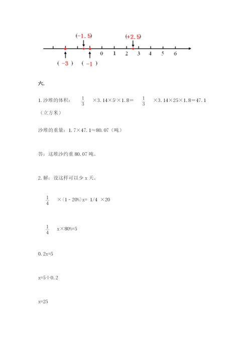 小升初数学综合模拟试卷【实用】.docx