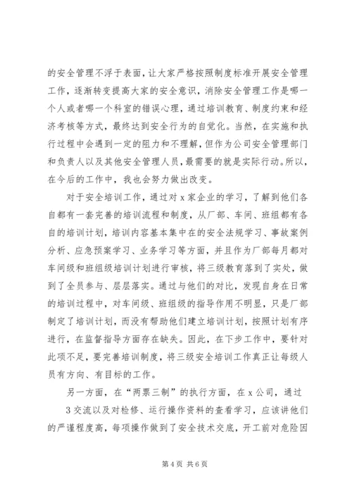 外出观摩学习心得体会.docx