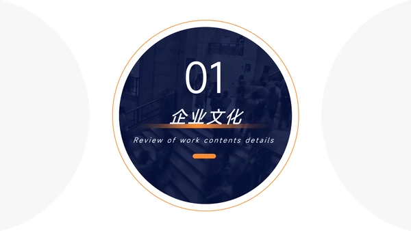 橙色动态企业文化培训PPT模板