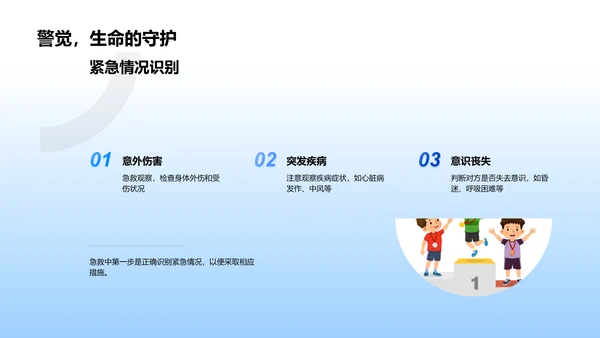 急救知识讲座PPT模板