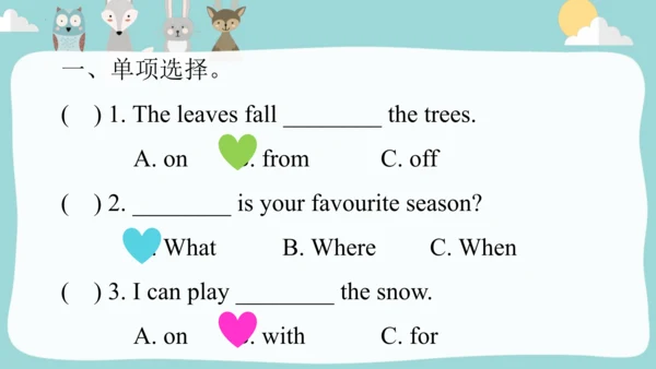 Module4Unit 2 My favourite season is spring. 课件(共4