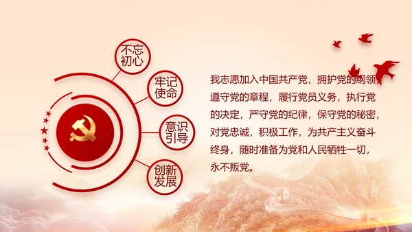 建党100周年大会七一讲话ppt党课