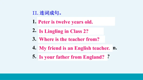 【轻松备课】外研版初中英语七年级上Module 1 Unit 3教学课件