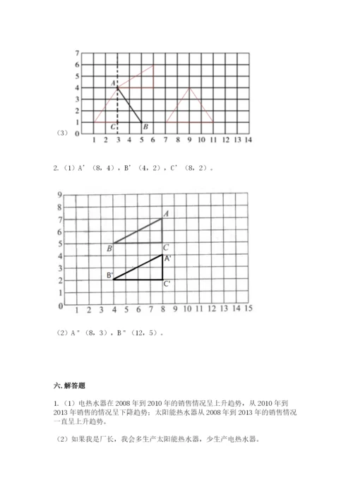 人教版五年级下册数学期末测试卷加精品答案.docx