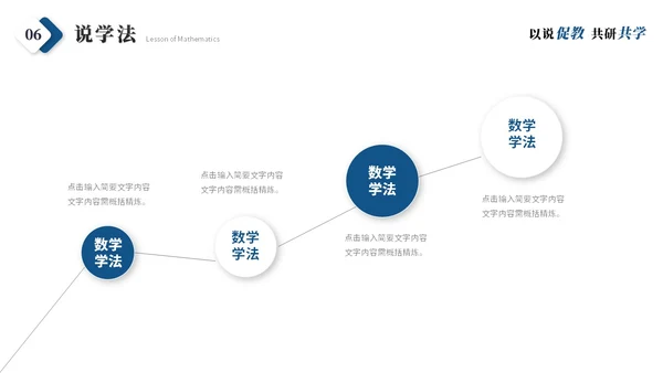 简约商务微粒体教师说课教学课件教师公开课ppt模板