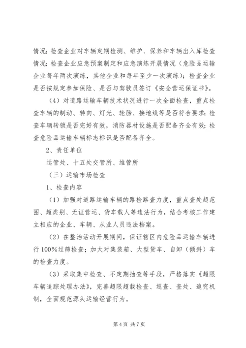 运输市场专项整顿指导方案.docx