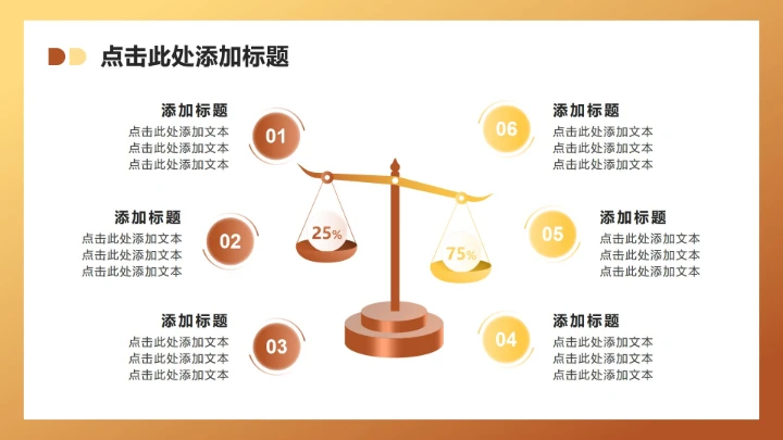 棕色插画风职场工作总结汇报PPT模板