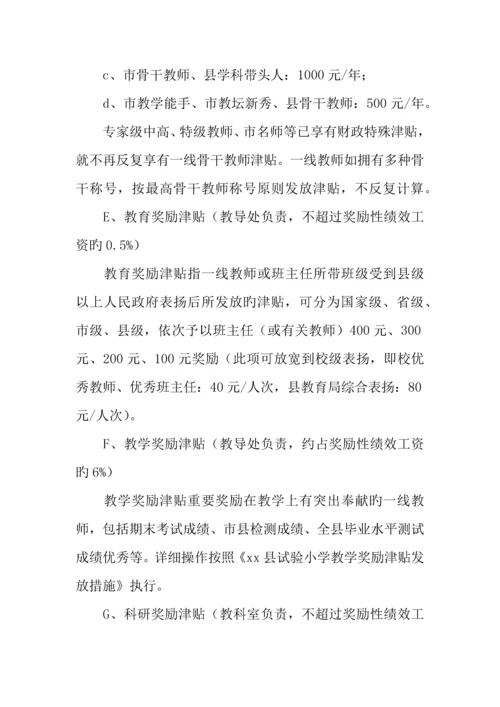 绩效工资实施方案.docx