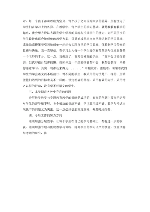初三教学工作总结（十篇）.docx