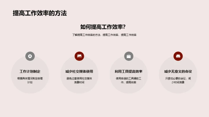 职场进阶：打造高效人生