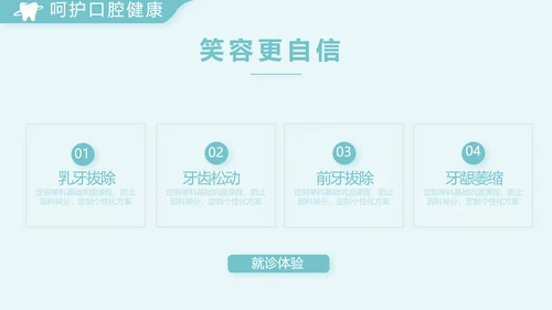 蓝色简约医院牙科工作总结汇报PPT