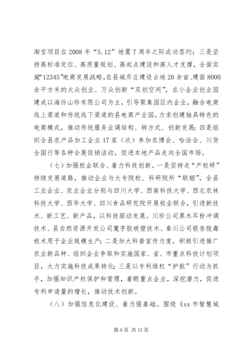 乡镇年度经济商务工作总结暨工作计划.docx