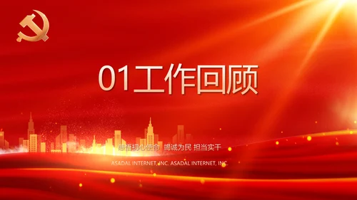 国企党支部意识形态工作报告动态PPT