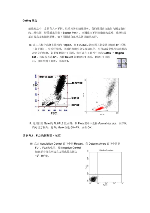 BDFACSCalibur流式细胞仪操作标准手册.docx