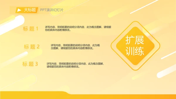 橙色大气外卖述职报告动态PPT模板
