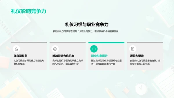 职业礼仪教育报告PPT模板