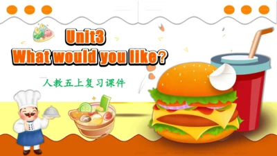 Unit 3 What would you like 单元复习(二)-重点句型+典型例题（共25张P