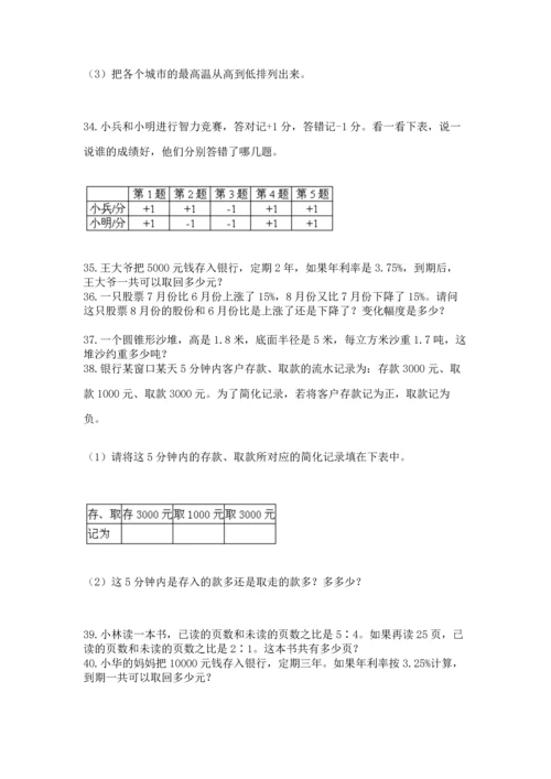 小升初数学应用题50道【突破训练】.docx