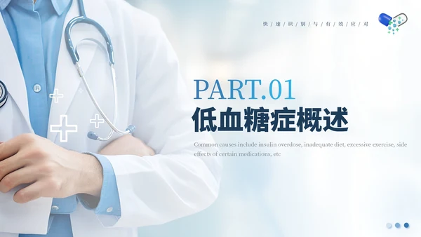 蓝色商务医疗通用PPT模板