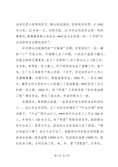 乡镇村党支部先进事迹材料.docx