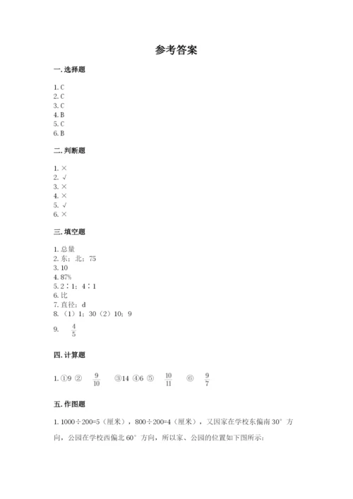 小学六年级上册数学期末测试卷含答案【名师推荐】.docx