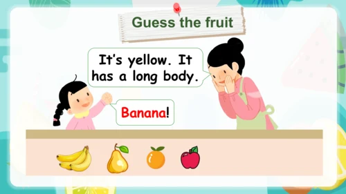 Unit 5 Do you like pears？ Part B Let's talk 课件(共33