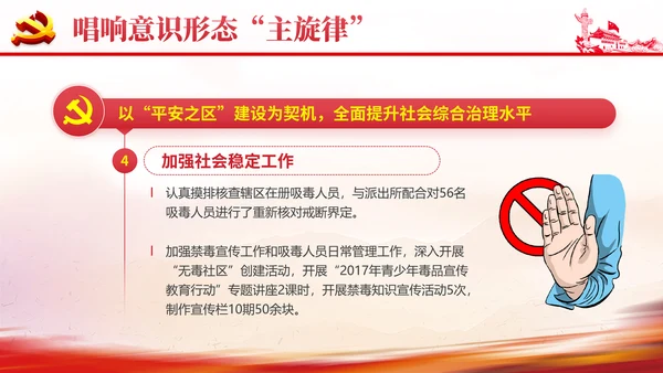社区意识形态报告PPT党课课件