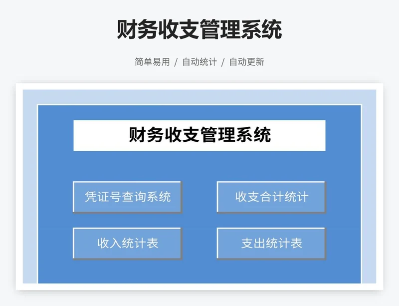 财务收支管理系统