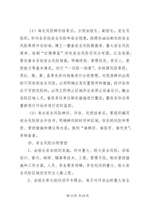 XX公司安全风险分级管控管理制度.docx