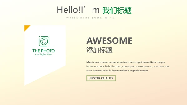 抽象艺术感公司产品介绍宣传通用PPT动态模板