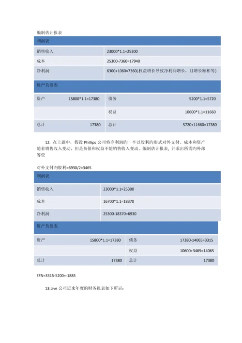 财务管理作业汇总.docx