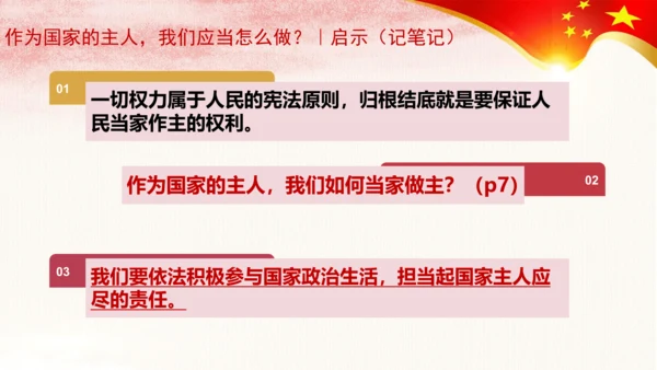1.1.2国家权力属于人民+国家尊重和保障人权（2023更新版）