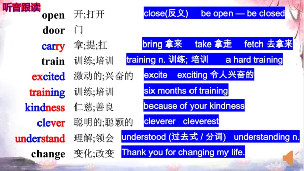 新目标英语8年级下册Unit1—Unit2词汇素材【内嵌课文单词表听力录音】