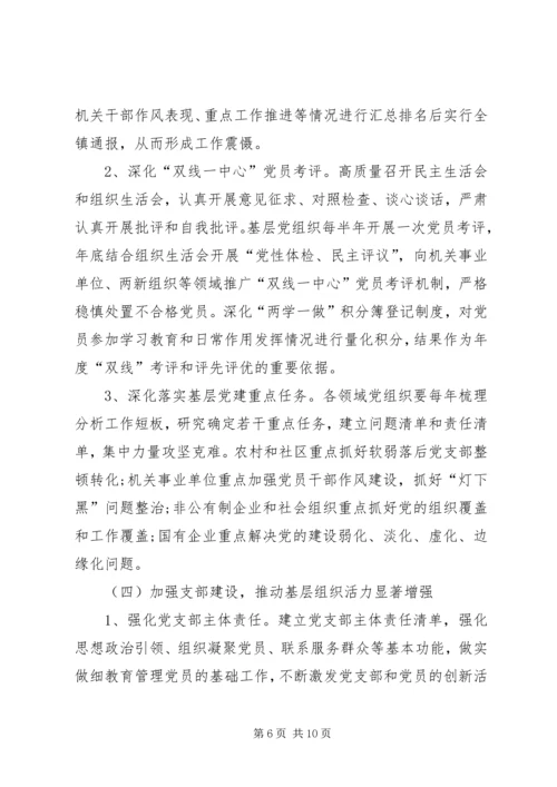 乡镇推进“两学一做”学习教育常态化制度化实施意见.docx