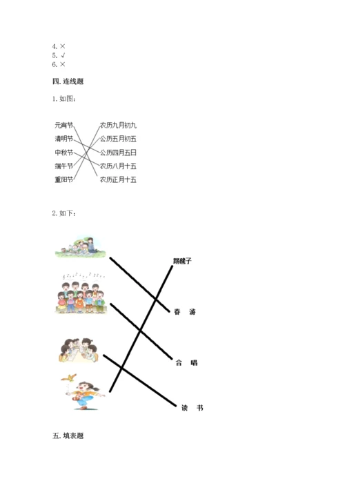 部编版小学二年级上册道德与法治期中测试卷含完整答案【精品】.docx