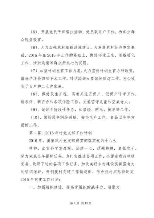 村党支部工作计划 (4).docx