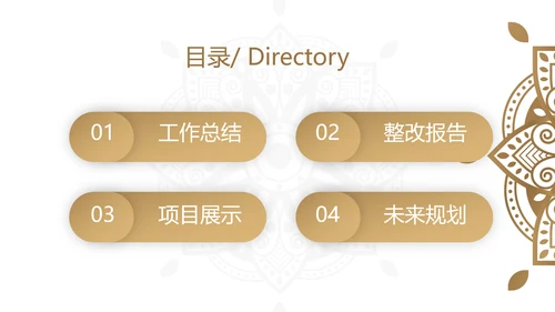 金色高端大气银行工作总结汇报动态PPT模板
