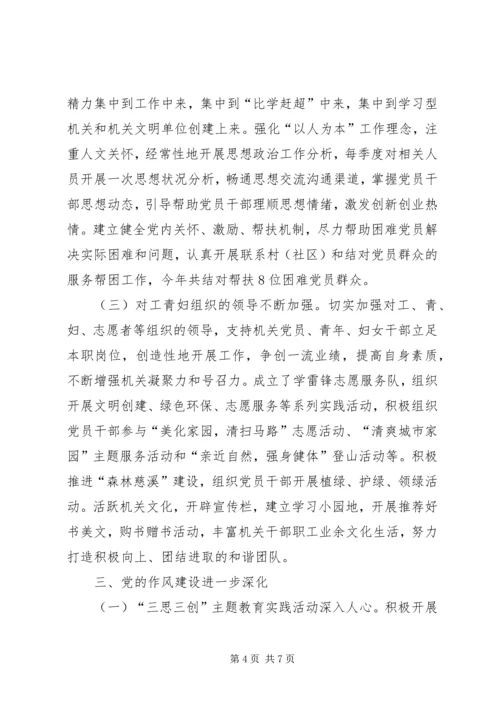 市编委办党建工作汇报.docx