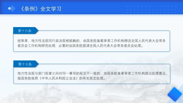 2024年法规规章备案审查条例全文解读学习PPT课件