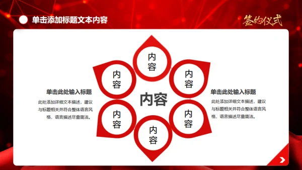 盛大的项目签约仪式通用PPT模板